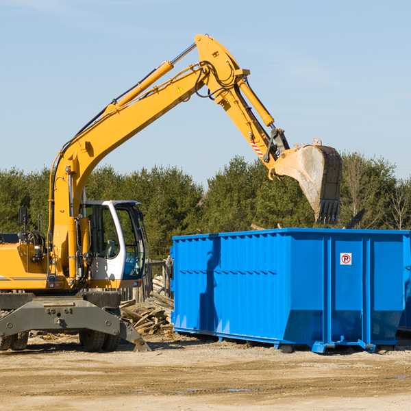 are there any restrictions on where a residential dumpster can be placed in Las Animas County